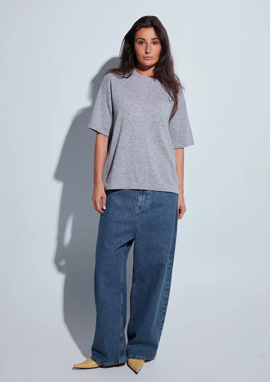 Carve Oversized Tee - Whisper