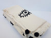Evil Eye Throw Blanket - Black
