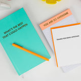 What's The Best That Could Happen Journal - Aqua