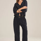 Clairo Linen Pant - Shadow