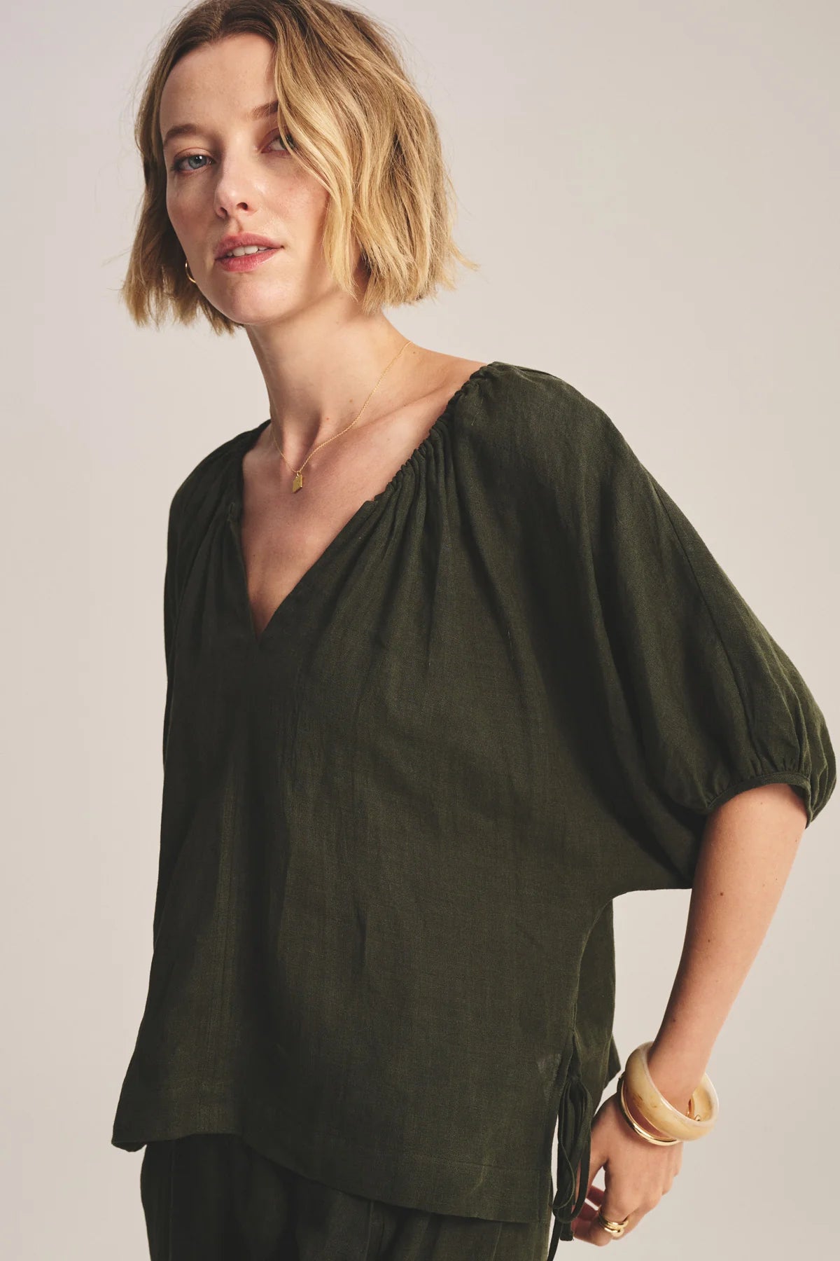 Cosette Linen Top - Tootsie