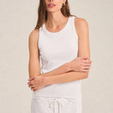 Cruz Modal Rib Tank - White