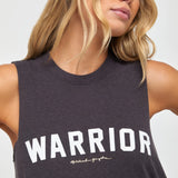 Warrior Crop Tank - Vintage Black