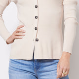 Off Duty Cardi- Toasted Marshmallow