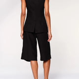 Hepburn Short-Black Linen