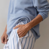 The Pop Boxer- Cornflower Stripe