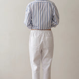 The Drawstring Chino Pant- Powder