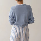 The Pop Boxer- Cornflower Stripe