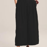 Danika Linen Pant - Black