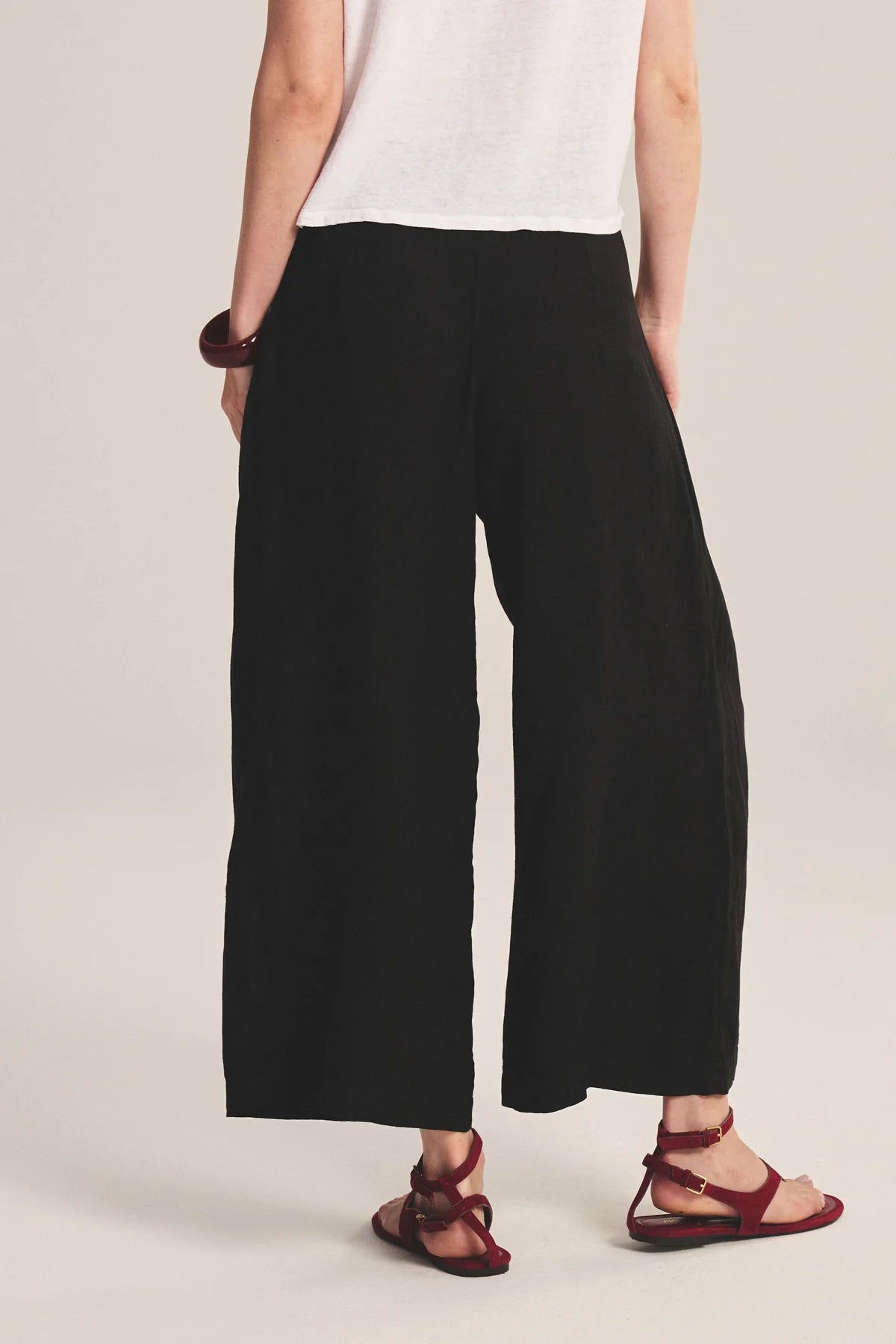 Danika Linen Pant - Black