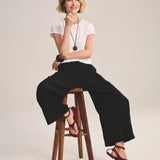 Danika Linen Pant - Black