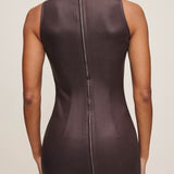 Esme Dress - Walnut Coated