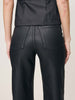 Karmine High Rise Wide Leg Jean - Black Coated