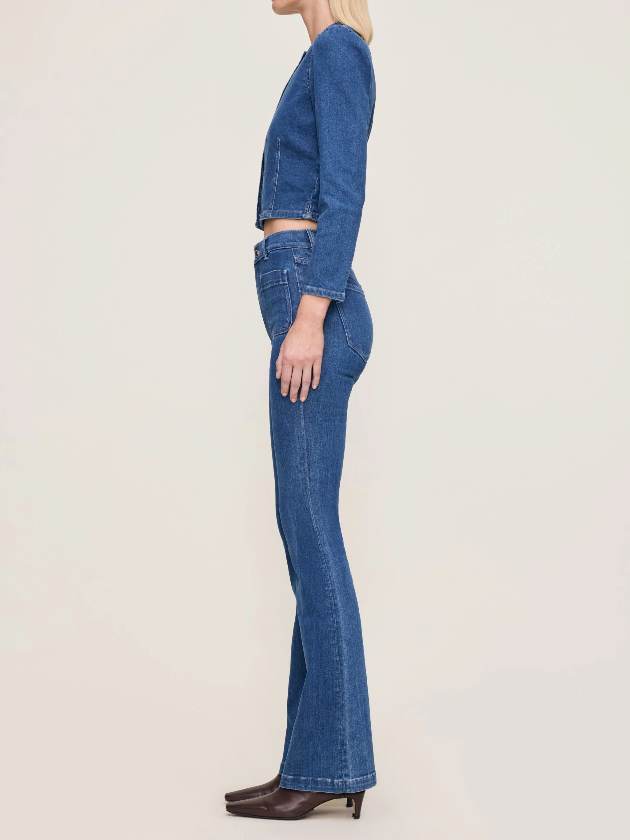 Sculpted Top - Blue Water