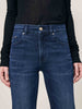 Patti High Rise Straight Jeans - Blue Cave