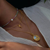 Loving Devotion Hummingbird Necklace 16"