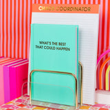 What's The Best That Could Happen Journal - Aqua