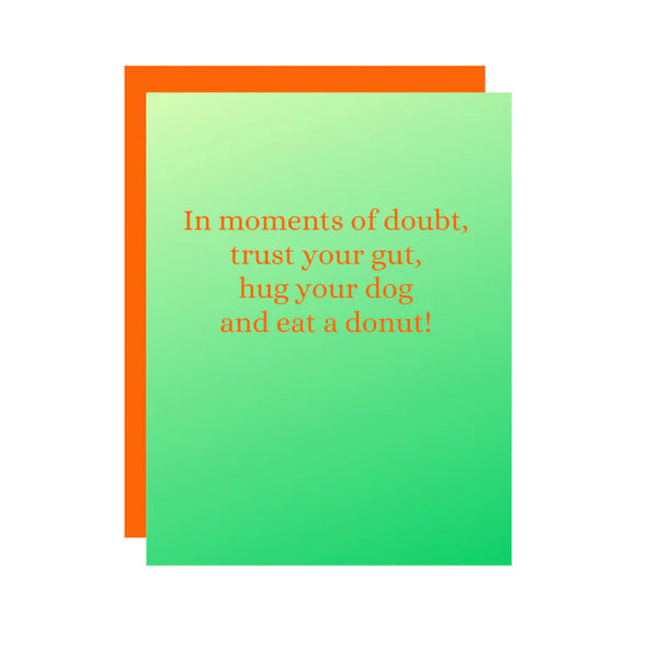 Eat A Donut Card
