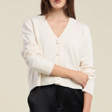 Etna Kashmir Sweater -  Milk