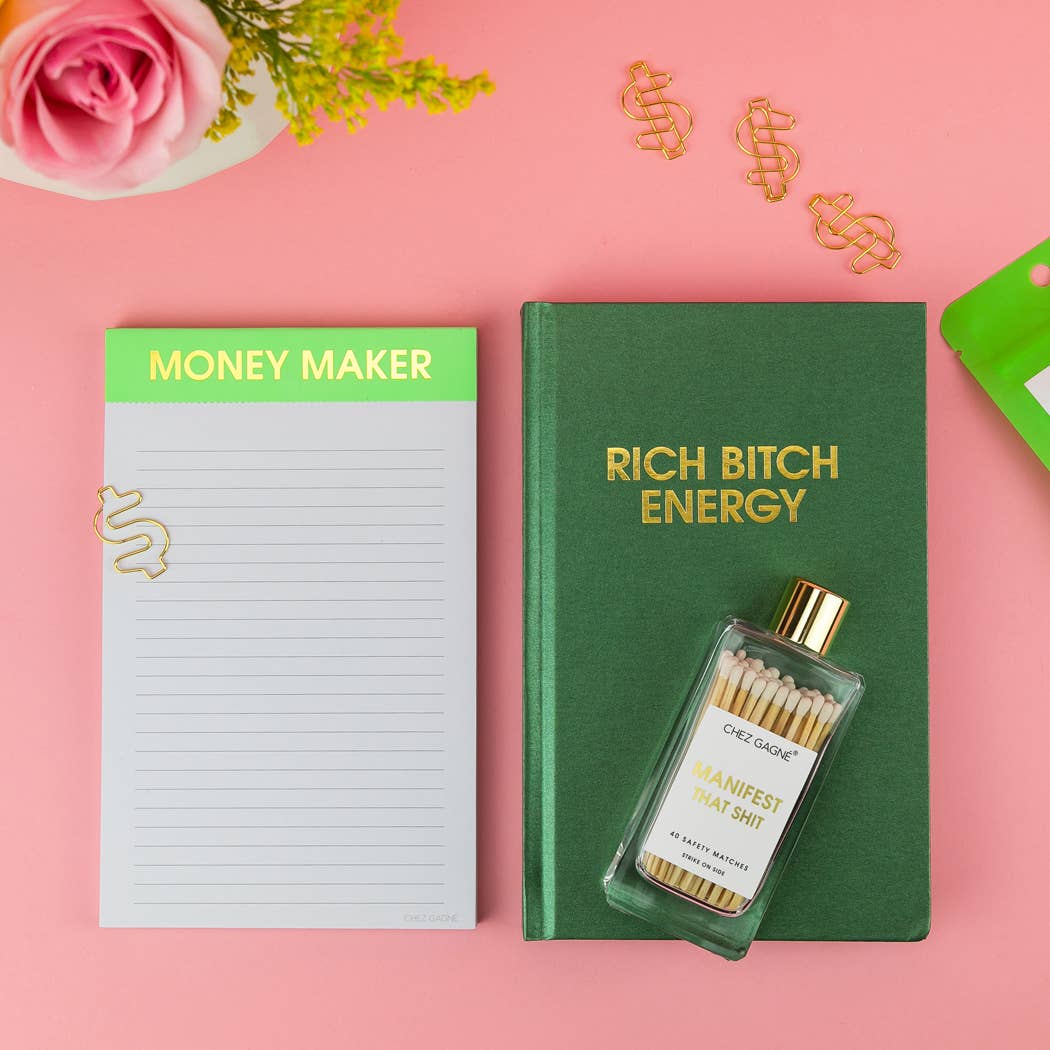 Rich Bitch Energy Journal -  Hystar Emerald