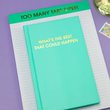 What's The Best That Could Happen Journal - Aqua
