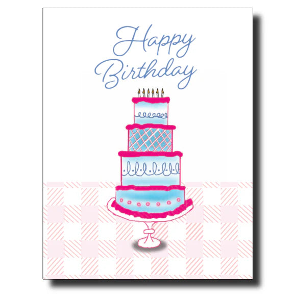 Four Layer Cake Card