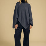 Gia Poncho - Charcoal
