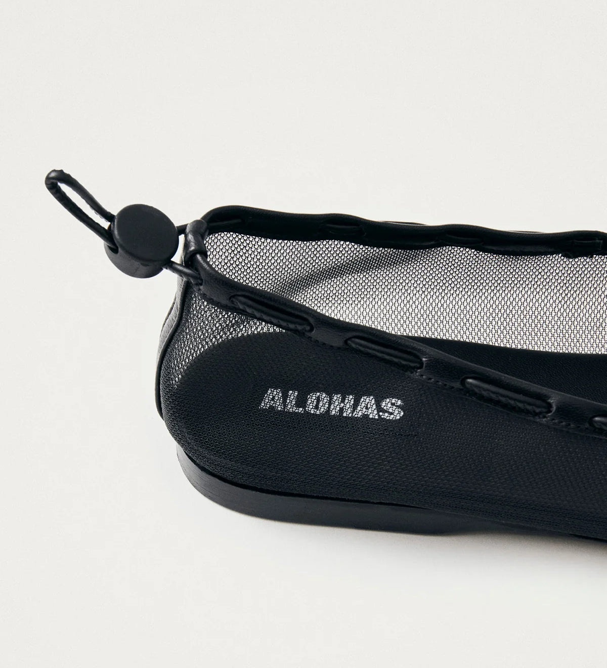 Gill Mesh Ballet Flats - Black
