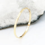 Hammered Ring - Gold