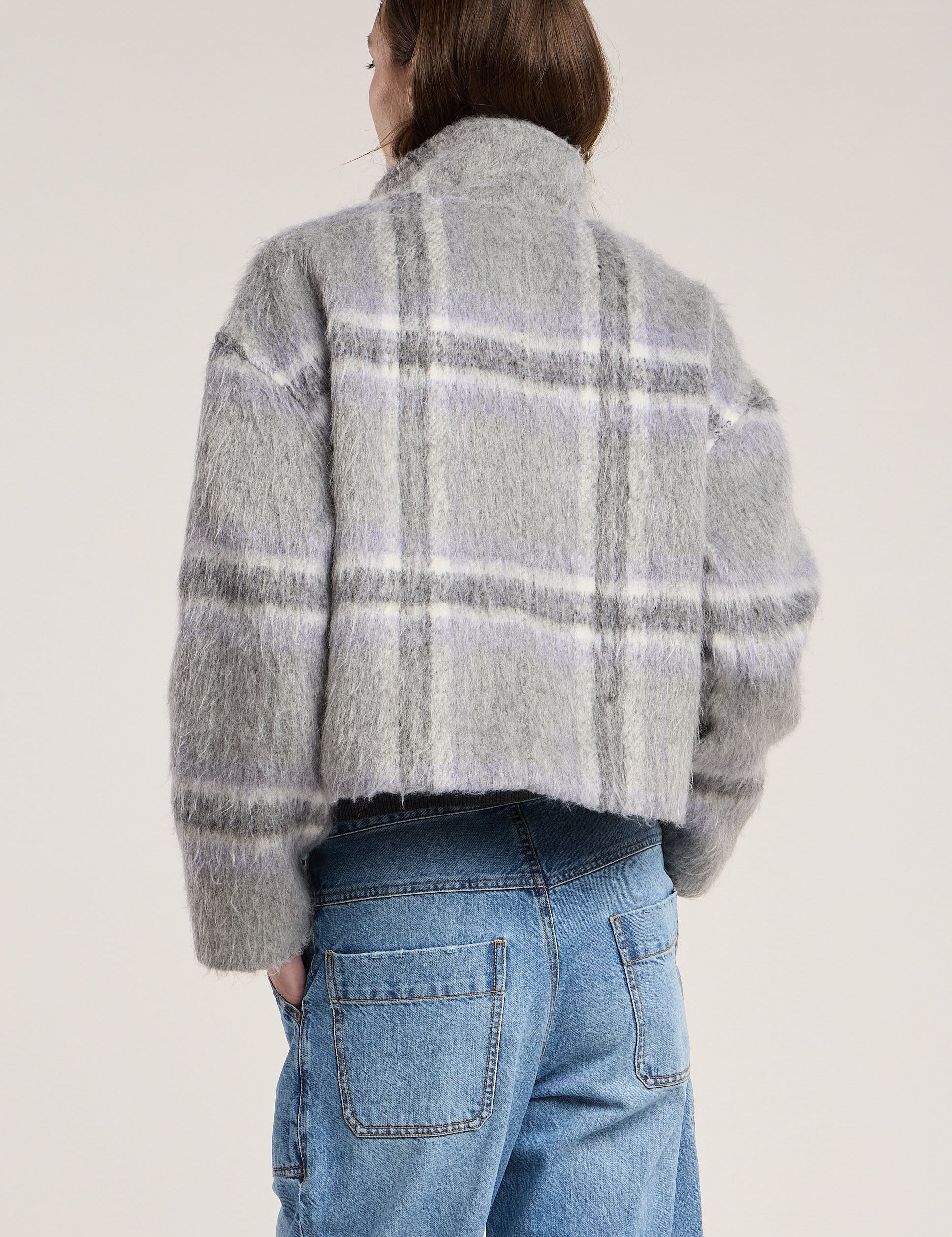 Haven Brushed Plaid Jacket - Multi