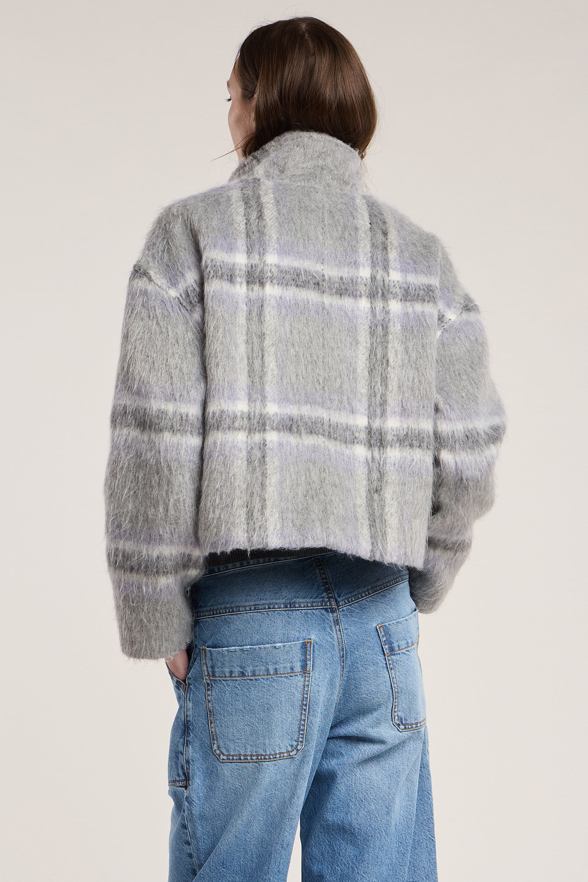 Haven Brushed Plaid Jacket - Multi