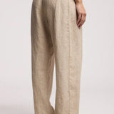 Celine Heavy Linen Pant - Cobble