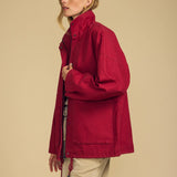 Hunter Canvas Jacket - Crimson