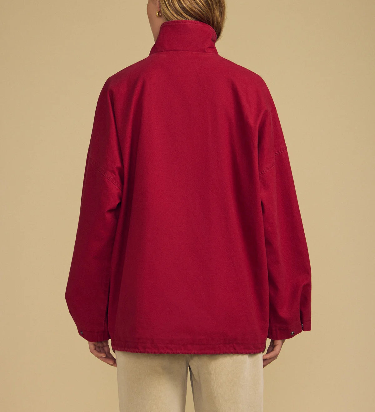 Hunter Canvas Jacket - Crimson