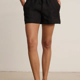 Sutton Heavy Linen Short - Black