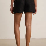 Sutton Heavy Linen Short - Black