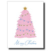 Pink Christmas Tree Card