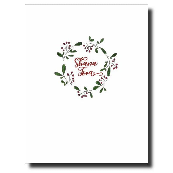 Rosh Hashana Wreath Card