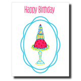 Hot Pink Birthday Card