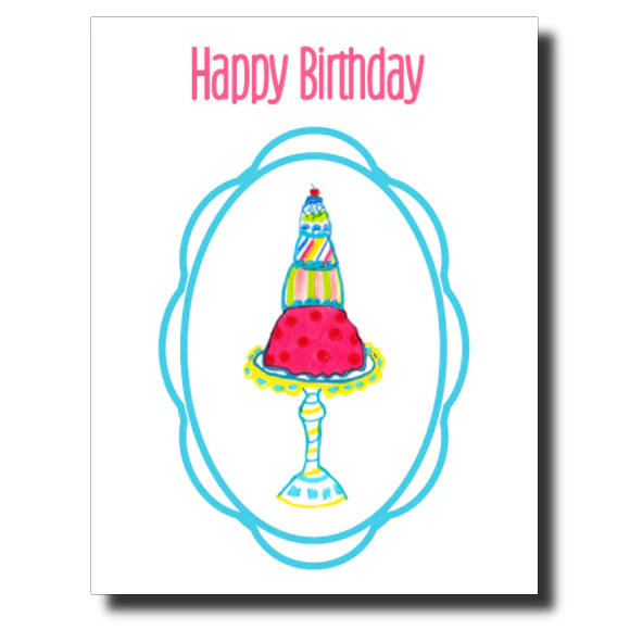 Hot Pink Birthday Card