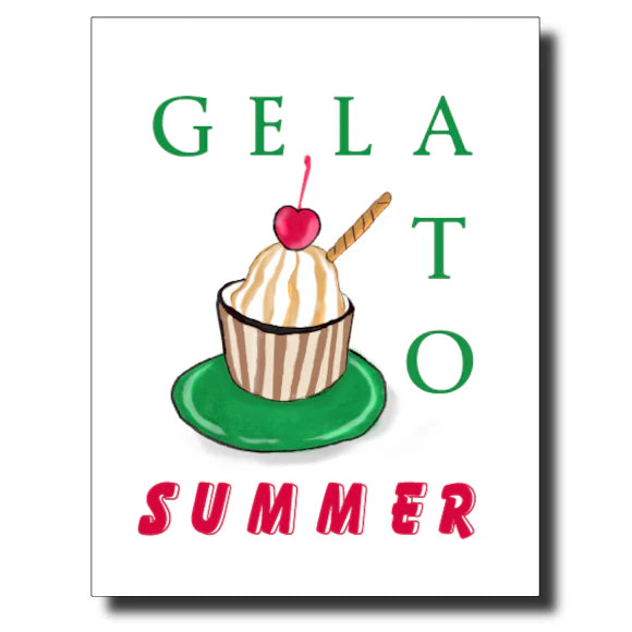 Gelato Summer Card