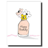 Pink and Yellow Vase card