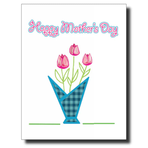 Happy Mother's Day- Tartan Tulips