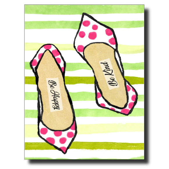 Polka Dot Shoes Card