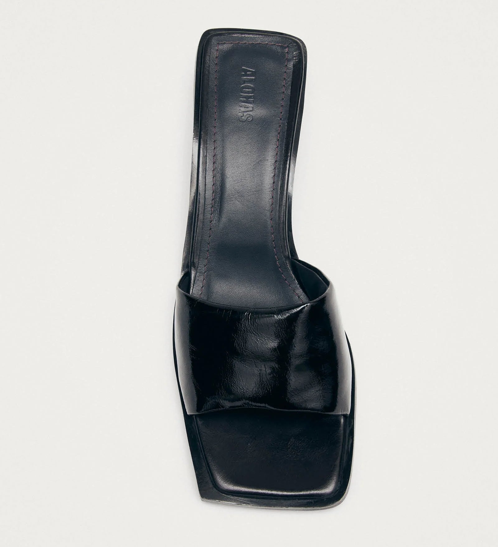 Kia Leather Sandals - Black