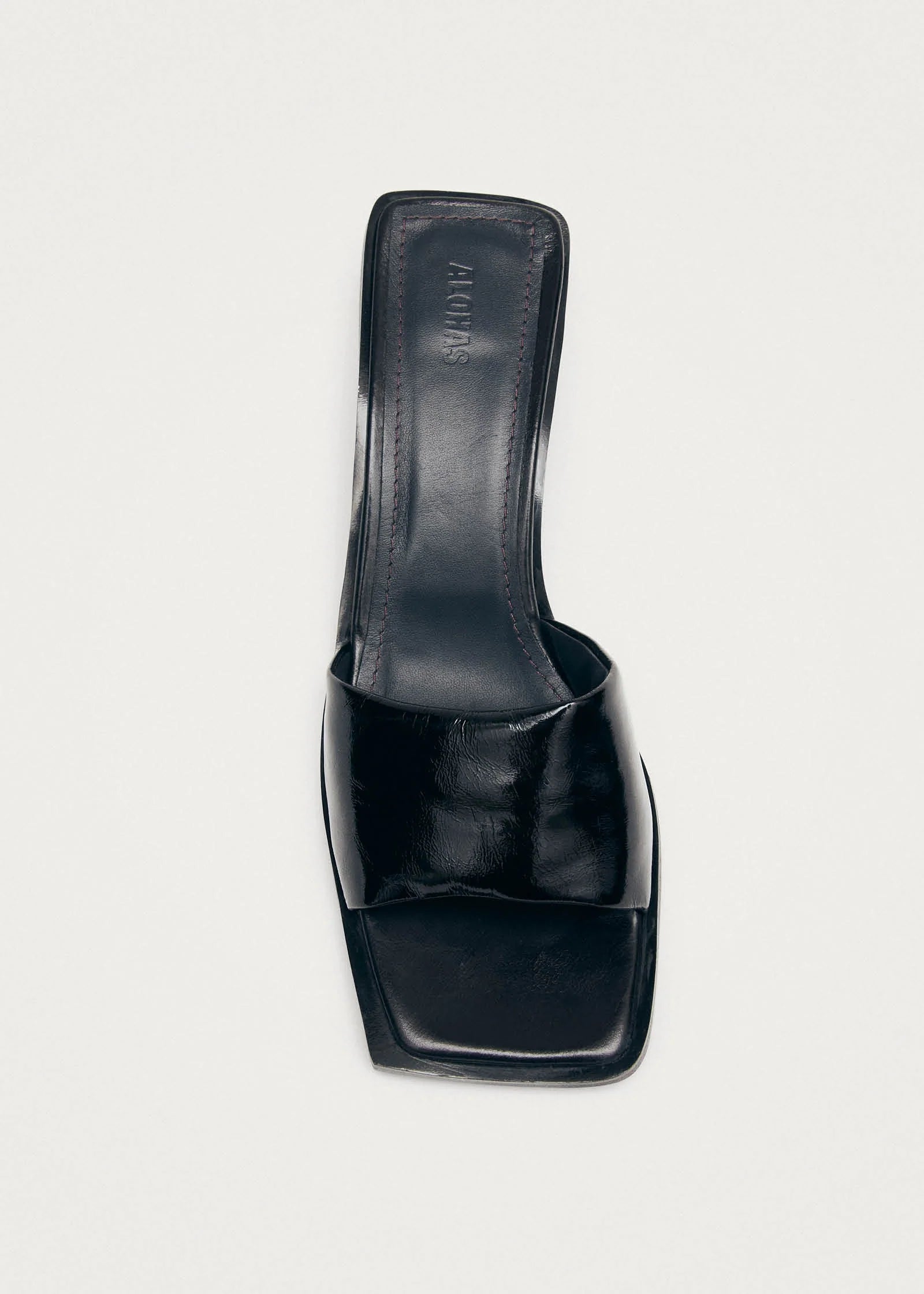 Kia Leather Sandals - Black