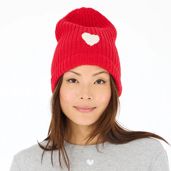 Love Beanie - Cherry Red