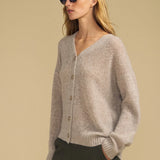 Lea Cashmere Blend Sweater - Oatmeal