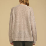 Lea Cashmere Blend Sweater - Oatmeal