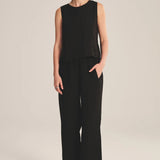 Lola Linen Pant - Black